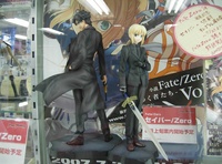 「Fate/Zero」のマックスファクトリー製セイバー/Zeroフィギュアと衛宮切嗣/Zeroフィギュアのサンプル